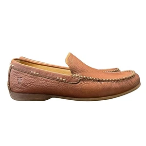 Mocasín de conducción Lewis de cuero veneciano coñac para hombre talla 8,5 o para mujer talla 10 - Imagen 1 de 9