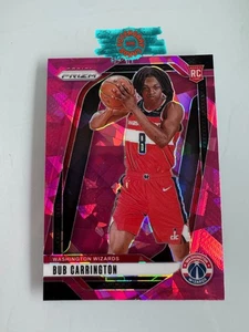 2024-25 Panini Prizm - Bub Carrington #244 Pink Ice Prizm (RC) basketball card - Picture 1 of 1