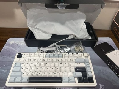 epomaker aula f75 mechanical keyboard 75% hot swappable gasket mount w/ knob  - Image 1 of 4