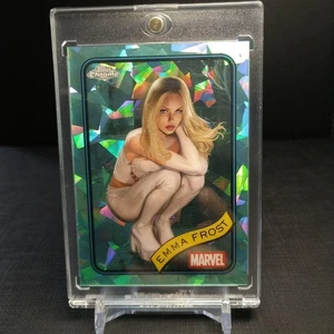 2025 TOPPS CHROME SAPPHIRE MARVEL AQUA SAPPHIRE /75 EMMA FROST - Picture 1 of 2