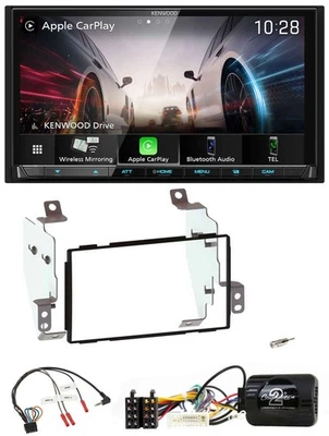 Kenwood Lenkrad 2DIN USB DAB Bluetooth Autoradio für Nissan Note E11 2009-2013 - Bild 1 von 4