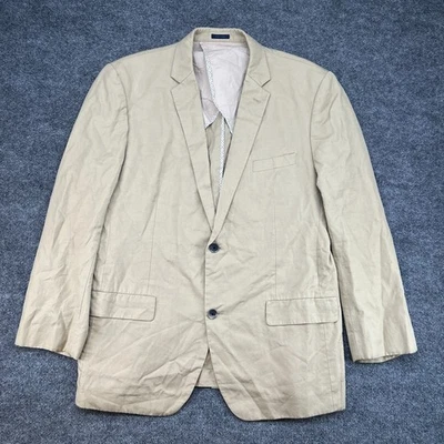 Chaqueta Blazer Abrigo Deportivo Bonobos Algodón Lino Sin Estructura 44L Beige Foto 1 de 4
