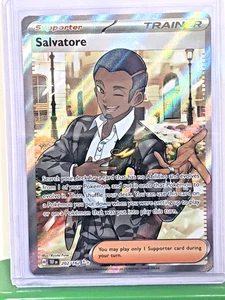 Salvatore 202/162 SV05: Temporal Forces Holo Full Art Ultra Rare Trainer NM - Picture 1 of 2