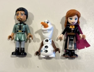 Lego Minifigure Friends Disney Princess - Frozen Anna With Lt. Mathias + Olaf - Picture 1 of 2