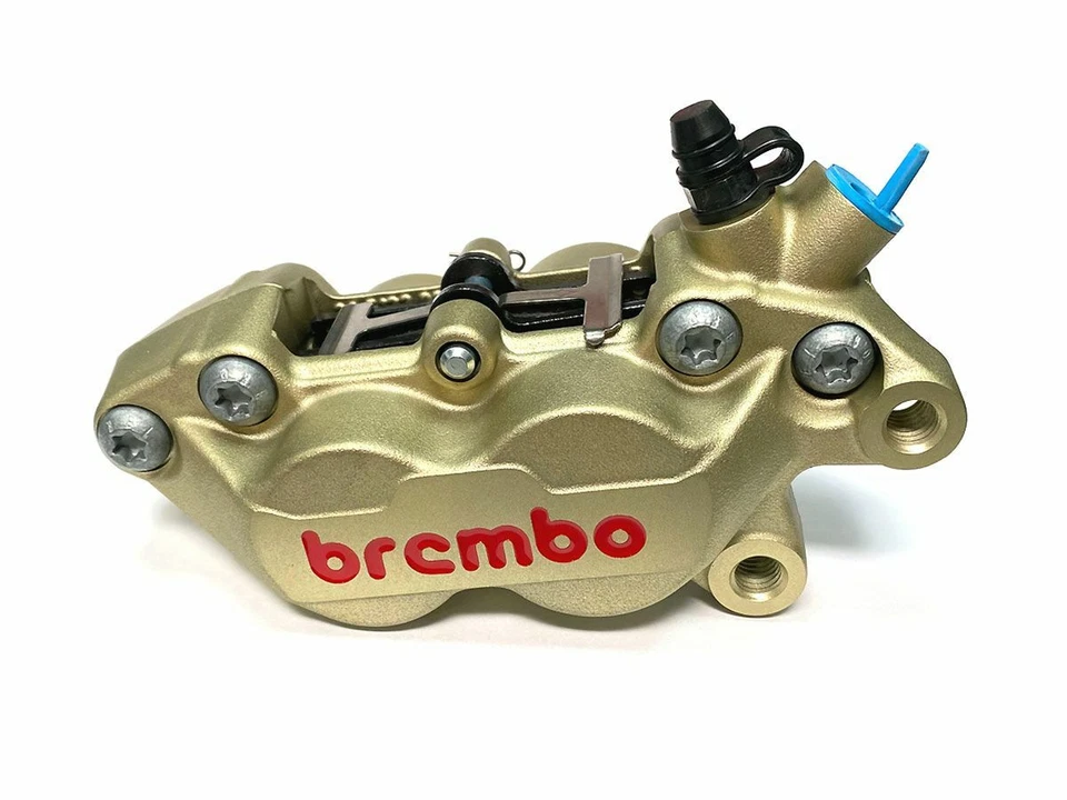 PINZA FRENO ANTERIORE DESTRA 40MM BREMBO SERIE ORO P4 30/34 LOGO ROSSO - Bild 1 von 1