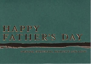 PAPYRUS FATHER'S DAY CARD NIP (MSRP $5.95) HAPPY FATHER'S DAY CARD (Q22) - Picture 1 of 2