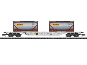 TRIX 18490 SCALA N Carro trasporto container HUPAC tipo Sgns "Bertschi", ep VI - Imagen 1 de 1