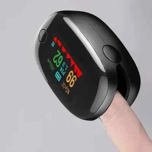 Finger Clip Heart Rate Meter Measure Fingertip Oximetry PI Value Monitor Pulse B - Picture 1 of 5