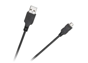 Profesjonalny Kabel USB wtyk microUSB 1m do Transferu Danych i Ładowania - Zdjęcie 1 z 1
