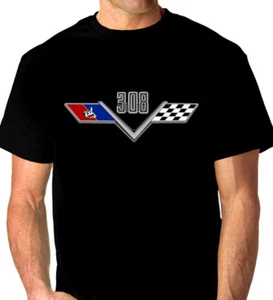 HOLDEN HK HT HG MONARO BROUGHAM PREMIER 308 V8 BADGE QUALITY TSHIRT BIG FIT - Picture 1 of 2