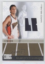 2007-08 Topps Luxury Box Relics Bronze /149 Marco Belinelli #RRMB Rookie RC