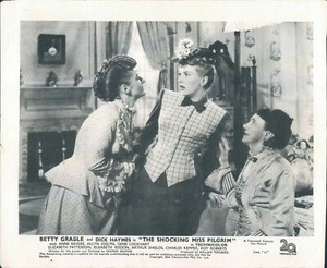 SHOCKING MISS PILGRIM BETTY GRABLE ANNE REVERE LOBBY CARD ORIGINAL