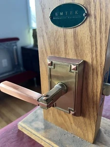 Emtek Porta Espositore Negozio Porta Ingresso Moderna Industriale Quadrata - Foto 1 di 16