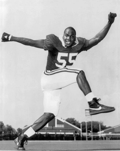 Póster impreso foto fútbol americano Alabama Crimson Tide Derrick Thomas 1988 brillante 8x10 Foto 1 de 1