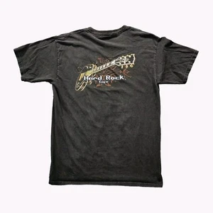 Hard Rock Cafe Las Vegas Guitar T-Shirt (Size L) - Vintage Rock Vibes - Picture 1 of 6