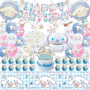 Cinnamoroll Birthday Decorations, 101PCS Party Supplies Set Include Banner, Ball - Picture 1 of 3