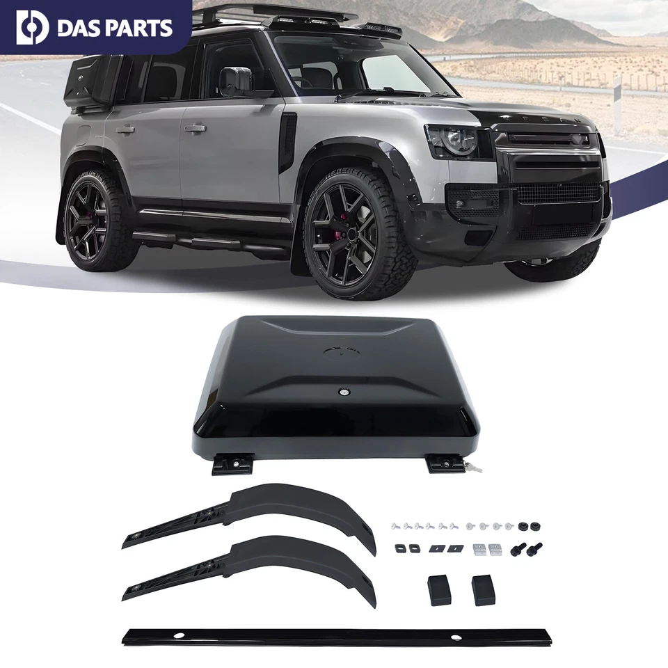 Exterior Side Mounted Gear Carrier Box For 2020-2024 Land Rover Defender 110 Foto 1 de 4