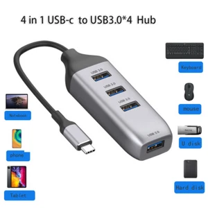 Dock station usb hub USB3.0 Splitter Adapter Extension Cable Type-c converter - Picture 1 of 6