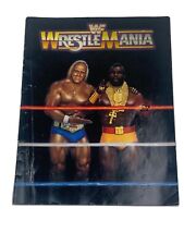 WWF WRESTLEMANIA 1 Official Program Magazine Hulk Hogan & Mr. T, 1998.