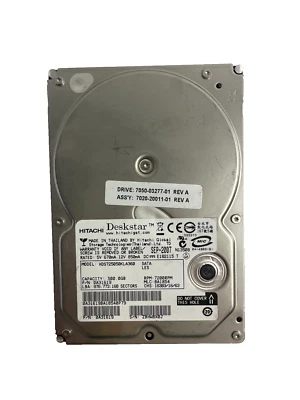 Hitachi Deskstar Model HDS725050KLA360 500GB 7200RPM Hard Disc Drive Cache 16 MB - Image 1 of 3