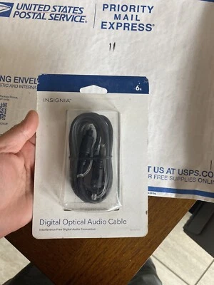 Cable de Audio Óptico Digital Insignia, NS-HZ507, 5.1 y 7.1 Compatible Surround 6f Foto 1 de 2