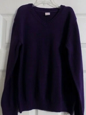 Suéter para niñas púrpura oscuro o vino o ciruela suéter gymboree talla M 7-8 cuello en V Foto 1 de 4