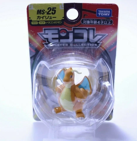 Pokemon Dragonite MS-25 Moncolle 2" Authentic Takara Tomy Figure NEW Cover