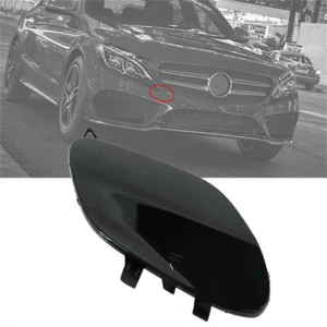 Front Bumper Tow Hook Eye Cover Cap Fit For Mercedes Benz C-Class C300 C400 W205 - Picture 1 of 6