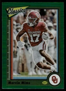 Clásicos Edición Premium 2023 Verde Paralelo Marvin Mims Oklahoma Sooners #20 - Imagen 1 de 2