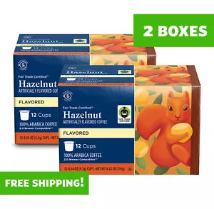 2 PACK Barissimo Fair Trade Hazelnut 100% Arabica Coffee Pods, ALDI, 24 Count - Picture 1 of 2