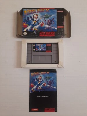 Megaman X ,SUPER NINTENDO, NTSC version CIB SNES - Image 1 of 4