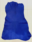 Leather hide skin soft goatskin Blue 4.0ft S1171