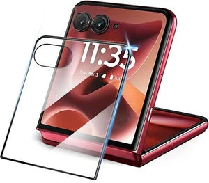 For Motorola Moto Razr Ultra 2025 Screen Protector 9H HD Tempered Glass Cover - Photo 1 sur 10