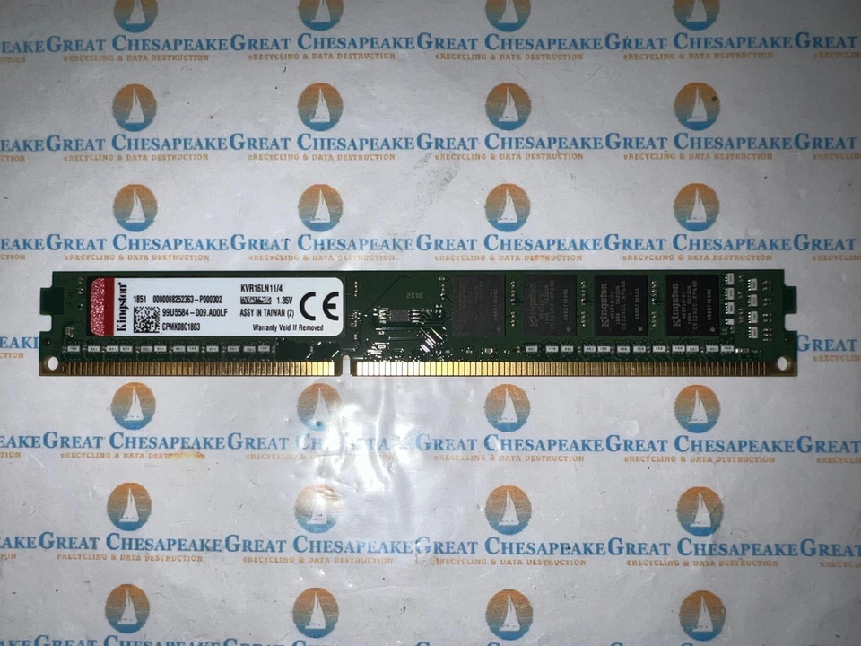 Kingston KVR16LN11/4 4GB DDR3 PC3-12800 1600MHz Bajo Perfil DIMM PROBADO! Foto 1 de 1