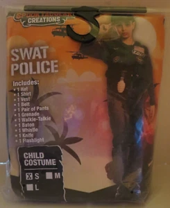 Spooktacular Creations 20554-S Swat Police Child Costume Size S NEW IN BAG - Picture 1 of 4
