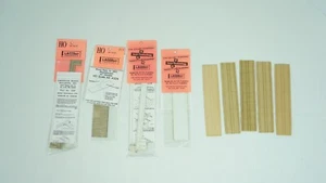 American Model Builders HO Scale Parts Laser Cut Wood Decks & Walkways B51 - Picture 1 of 5