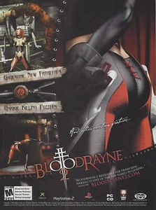 Bloodrayne 2 PS2 2004 Playstation Xbox anuncio impreso juego promoción arte anuncio - Imagen 1 de 1