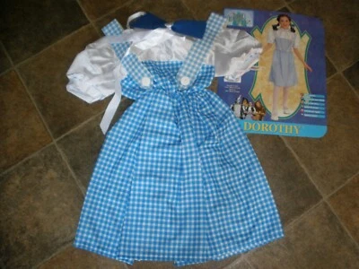 Vestido Disfraz El Mago de Oz Dorothy Rubíes y 1 Lazo de Pelo Talla 4-6 Pequeño 3-4 años   Foto 1 de 4