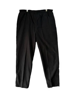 Vintage Mureli Women’s Pants Black Size Large Adjustable Drawstring 80’s - Picture 1 of 5