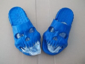 Men's Fashion Skull Design Slides - Open Toe, Non-Slip EVA Sole, Stylish Indoor/ - Picture 1 of 3