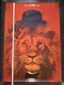 Polnisches Circus Plakat 1983, Zirkus, Cyrk