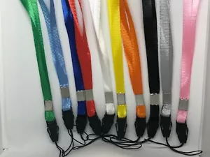 Lanyard Neck Strap Card Holder Staff Camera Mobile Phone USB ID Badge Keys x 2 - Picture 1 of 17