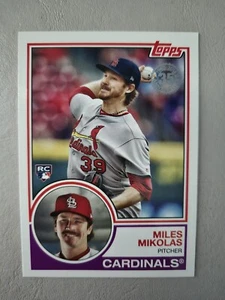 2018 Topps Update '83 Anniversary Insert #8336 Miles Mikolas RC Cardinals Rookie - Picture 1 of 2