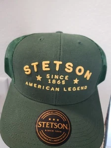 Stetson Mütze Cap American Legend Mesh Trucker Snapback Snapback grün - Bild 1 von 7