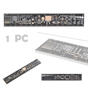 Regla PCB multifuncional de 6 pulgadas herramienta de medición resistencia condensador chip IC - Imagen 1 de 7