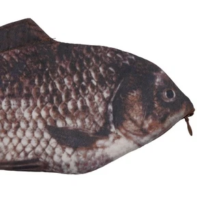 Pencil Case School Supplies 30x13cm Birthday Fish Shape Pen Bag Naturalness - Picture 1 of 24