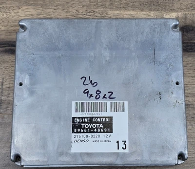 Toyota Highlander 2003 2004 2005 módulo de control del motor ECM 2,4 L 89661-48691 Foto 1 de 4