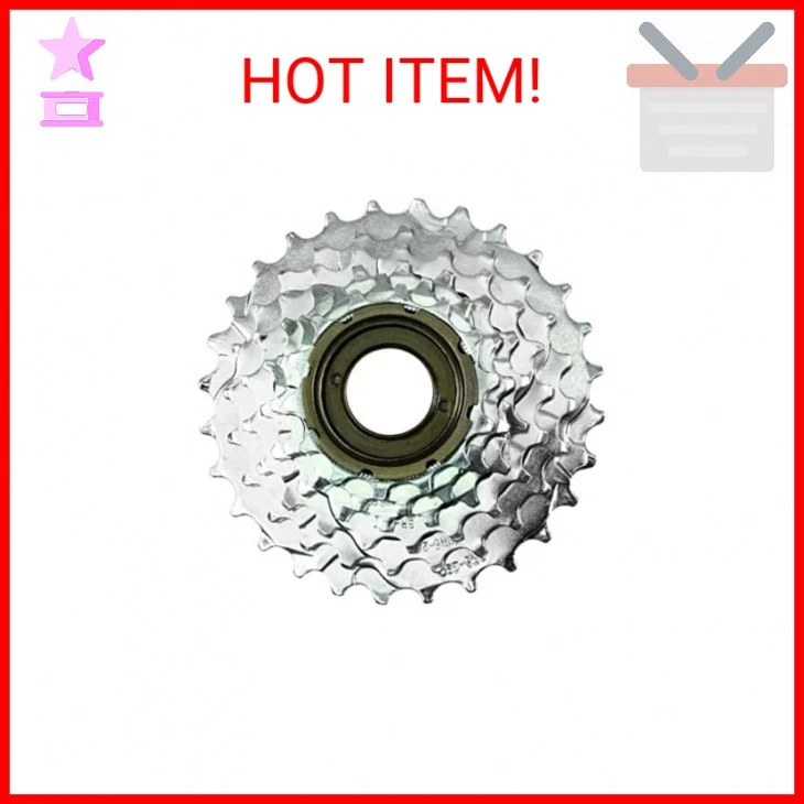 Sunlite 6spd Freewheel, 14-28t, Silver — 第 1/1 张图片