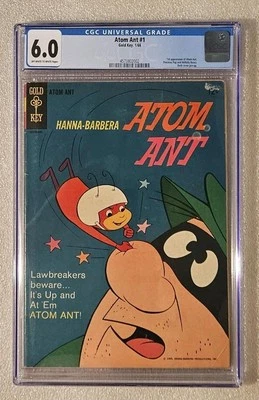 Atom Ant #1 (Gold Key, 1966)  CGC 6.0 Fine 1st appearance  Hanna Barbera - Image 1 of 4