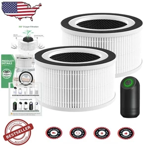 Afloia Fillo/Halo/Mooka Allo HEPA Filter Replacement - 2 Pack 3-Layer Filtration - Picture 1 of 10